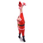 Red Classic Rubber Chicken Shape Squeaky Duck Christmas Chew Pet Dog Latex Chicken Toys for Dog Toy