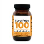 SuperFood 100 Vitamin & Mineral Herbal Concentrate Dietary Supplement Daily Nutrition & Increased Energy Gluten-Free & Non-GMO