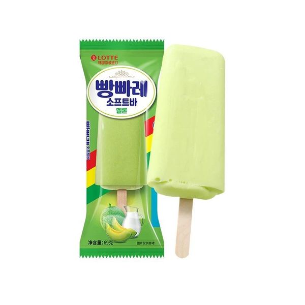 Melon-flavored ice cream with rich fruit aroma and creamy fresh milk ice cream, large quantity discount