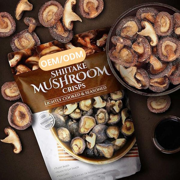 Healthy Snacks Vegetable Chips & Crisps Bulk Mushroom Chips Individual Bags Custom Flavors Wholesale Food Chinese Exotic Snacks